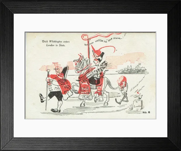Framed Print : Dick Whittington by J. Hickory Wood and Arthur Collins Framed Print : Dick Whittington by J. Hickory Wood and Arthur Collins