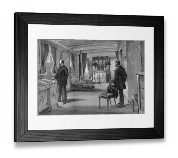 Framed Print : The Prince of Waless bedroom on board HMS Serapis Framed Print : The Prince of Waless bedroom on board HMS Serapis
