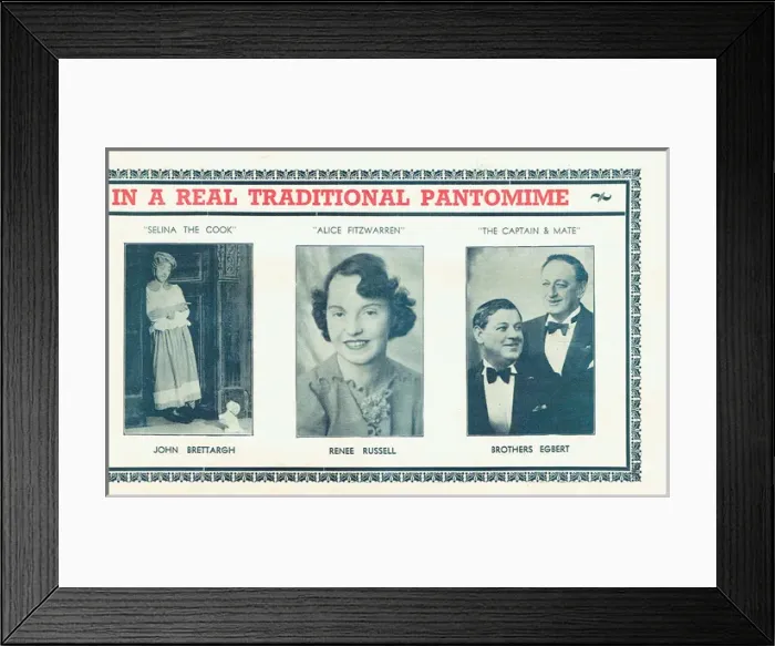 Framed Print : Dick Whittington. The Pavilion Theatre in Torquay Framed Print : Dick Whittington. The Pavilion Theatre in Torquay