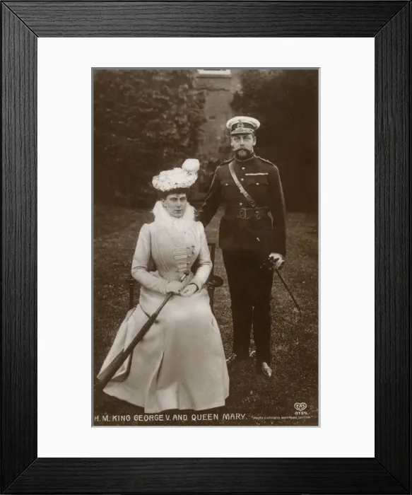 Framed Print : King George V and Queen Mary Framed Print : King George V and Queen Mary