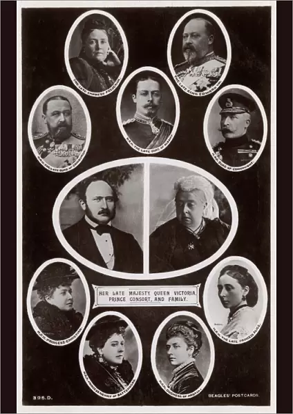 Queen Victoria, Prince Albert and their children