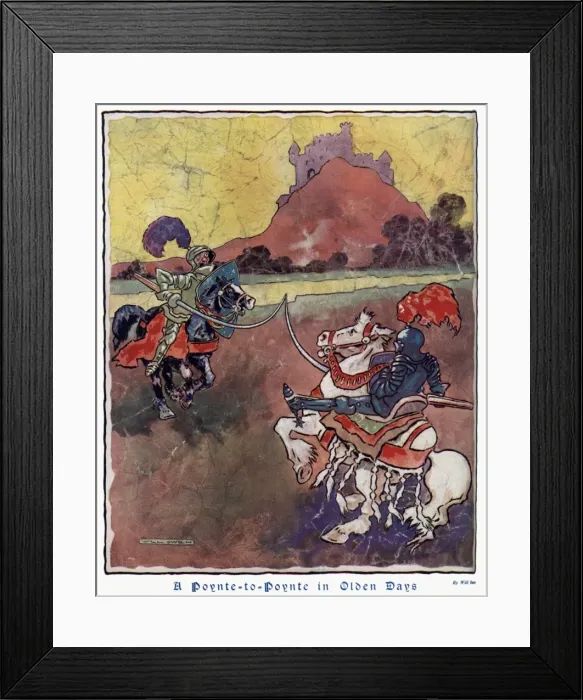 Framed Print : A Poynte to Poynte in Olden Days Framed Print : A Poynte to Poynte in Olden Days