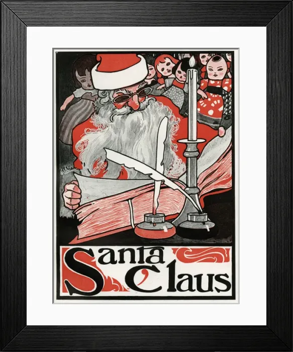 Framed Print : Santa Claus by Charles Robinson Framed Print : Santa Claus by Charles Robinson