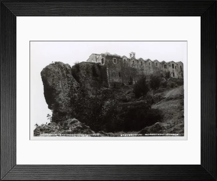 Framed Print : Cyprus - Stavrovouni Monastery - founded by Saint Helena Framed Print : Cyprus - Stavrovouni Monastery - founded by Saint Helena