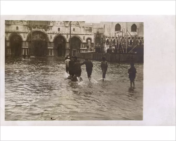 St. Marks Square, Venice, Italy - Flooded