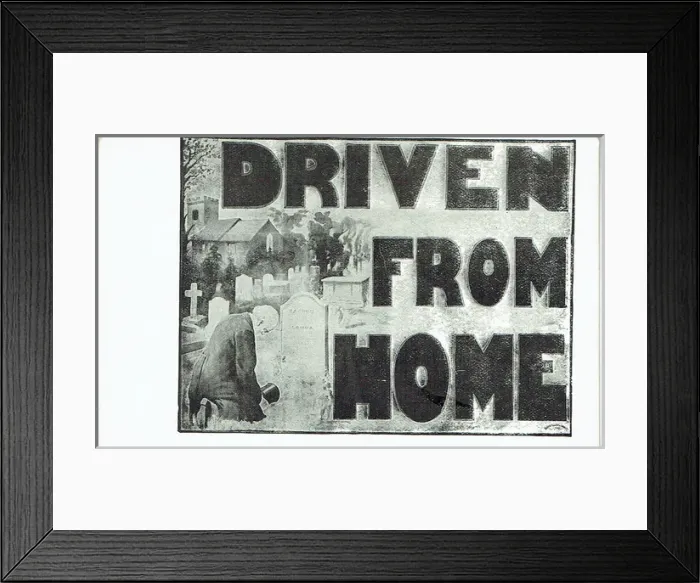 Framed Print : Driven From Home by Gilbert Hastings Macdermott Framed Print : Driven From Home by Gilbert Hastings Macdermott