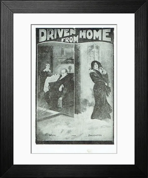 Framed Print : Driven From Home by Gilbert Hastings Macdermott Framed Print : Driven From Home by Gilbert Hastings Macdermott