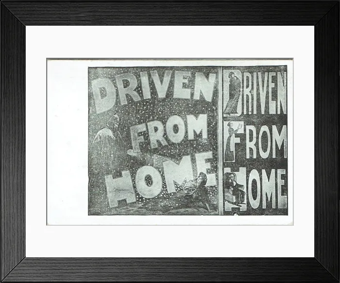 Framed Print : Driven From Home by Gilbert Hastings Macdermott Framed Print : Driven From Home by Gilbert Hastings Macdermott