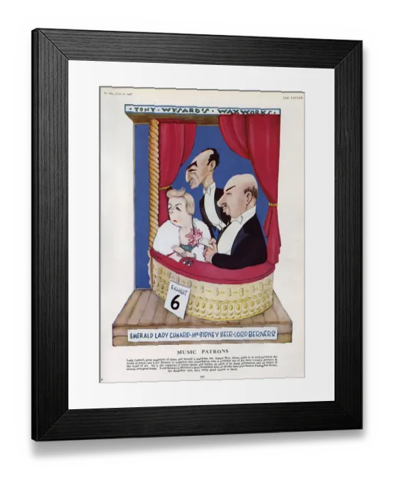 Framed Print : Music Patrons by Tony Wysard Framed Print : Music Patrons by Tony Wysard