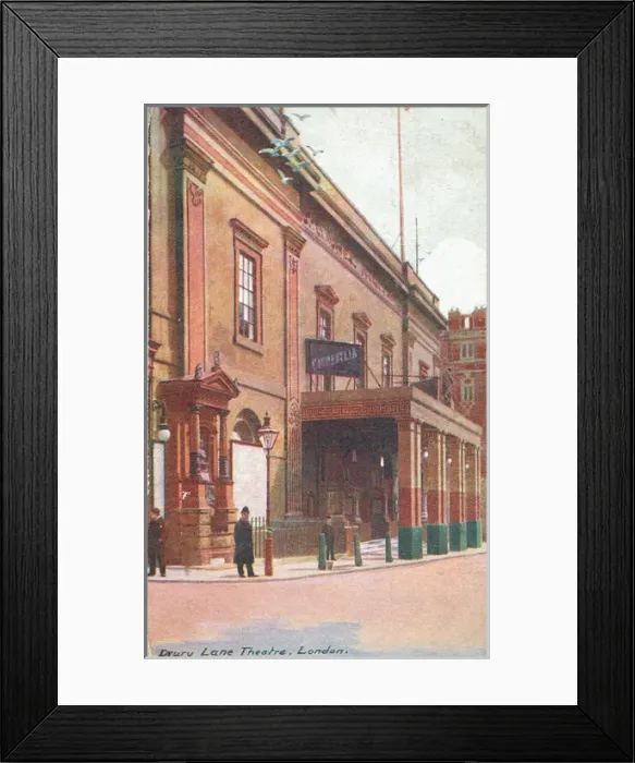 Framed Print : Drury Lane Theatre, London Framed Print : Drury Lane Theatre, London