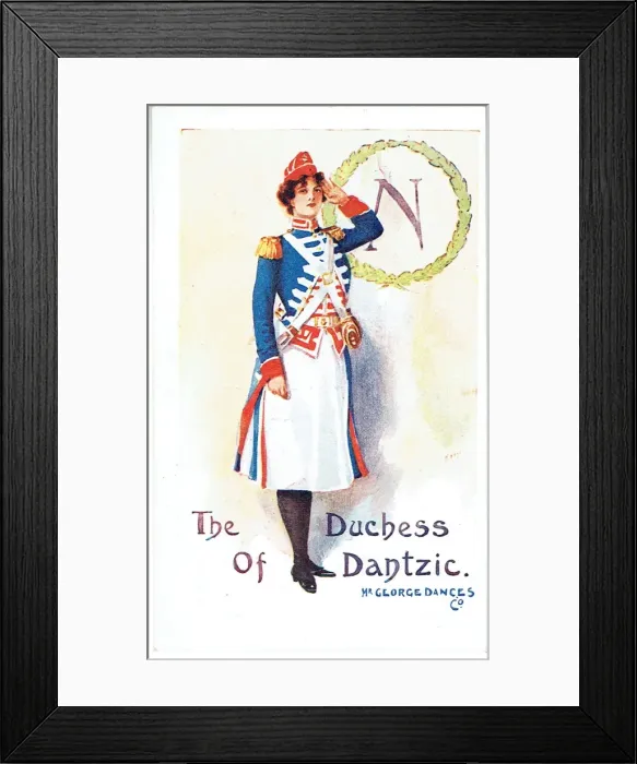 Framed Print : The Duchess of Dantzic book and lyrics by Henry Hamilton Framed Print : The Duchess of Dantzic book and lyrics by Henry Hamilton