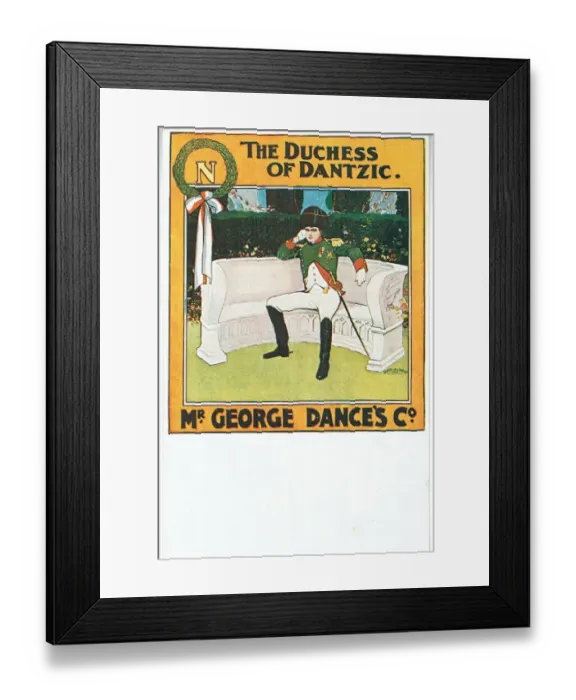 Framed Print : The Duchess of Dantzic book and lyrics by Henry Hamilton Framed Print : The Duchess of Dantzic book and lyrics by Henry Hamilton