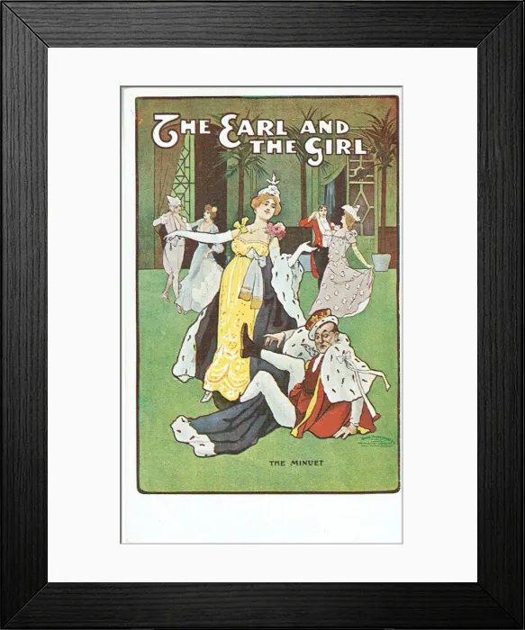 Framed Print : The Earl and the Girl by Seymour Hicks with music by Caryll Framed Print : The Earl and the Girl by Seymour Hicks with music by Caryll