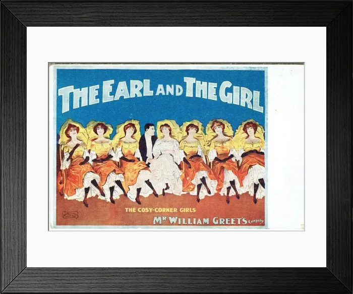 Framed Print : The Earl and the Girl by Seymour Hicks with music by Caryll Framed Print : The Earl and the Girl by Seymour Hicks with music by Caryll