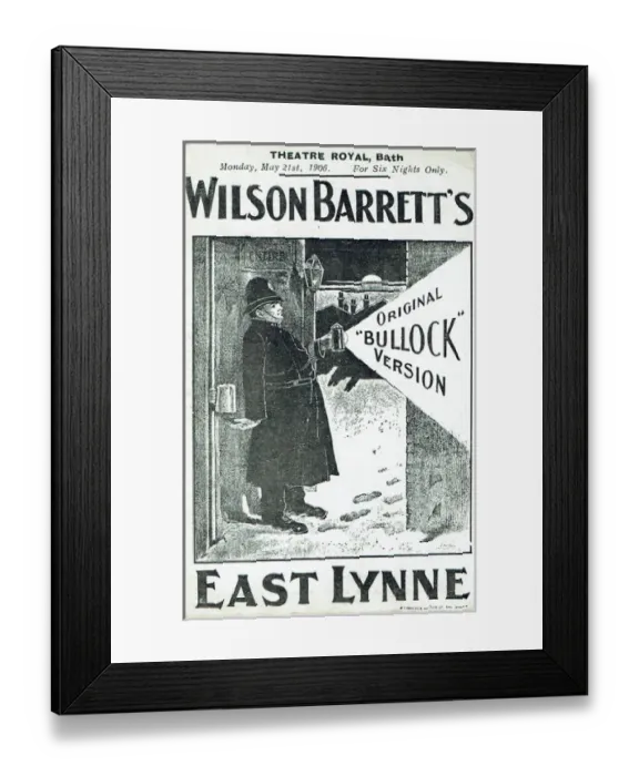 Framed Print : East Lynne from Mrs Henry Woods novel written in 1861 Framed Print : East Lynne from Mrs Henry Woods novel written in 1861