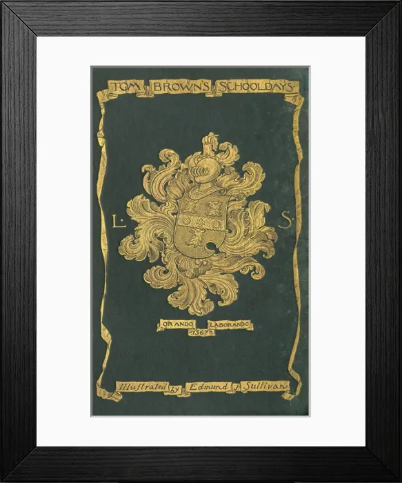 Framed Print : Book cover - Tom Browns Schooldays Framed Print : Book cover - Tom Browns Schooldays
