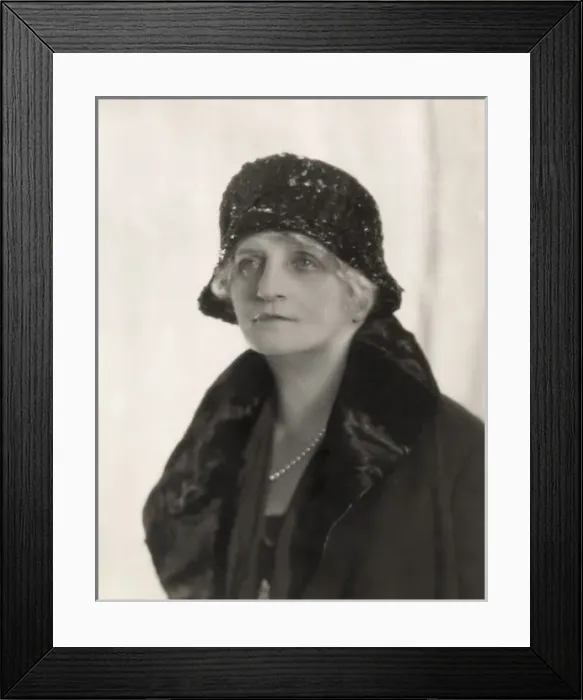 Framed Print : Lady Moir (EAW President 1931-1935) taken whilst in office Framed Print : Lady Moir (EAW President 1931-1935) taken whilst in office