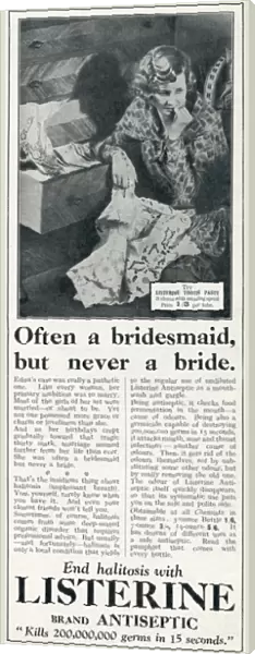 Listerine advertisement, 1930