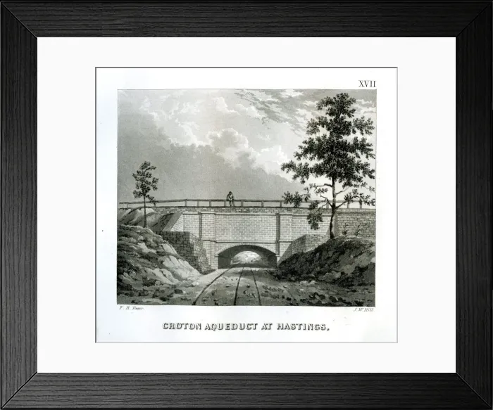 Framed Print : Croton aqueduct at Hastings Framed Print : Croton aqueduct at Hastings