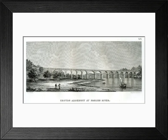 Framed Print : Croton aqueduct at Harlem River Framed Print : Croton aqueduct at Harlem River