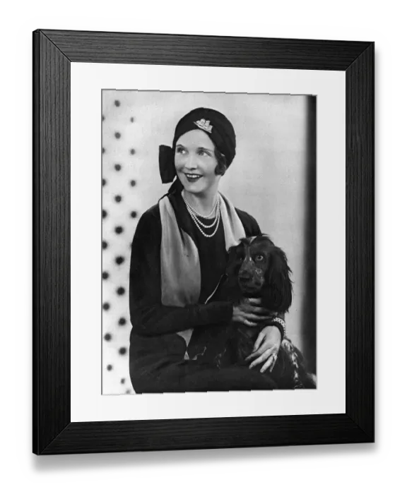 Framed Print : Lady Inverclyde by Madame Yevonde Framed Print : Lady Inverclyde by Madame Yevonde