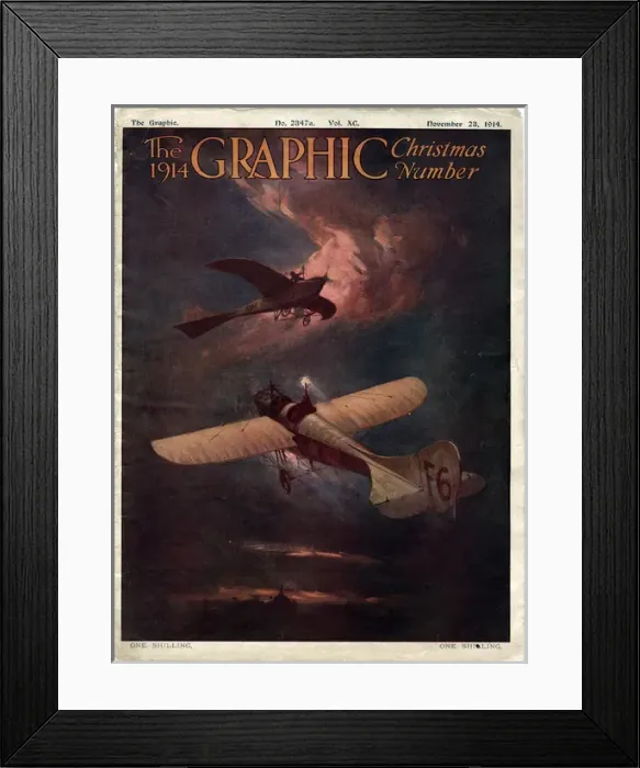 Framed Print : The Graphic Christmas Number 1914, front cover Framed Print : The Graphic Christmas Number 1914, front cover