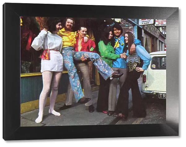 Groovy people in Carnaby Street, 1960s