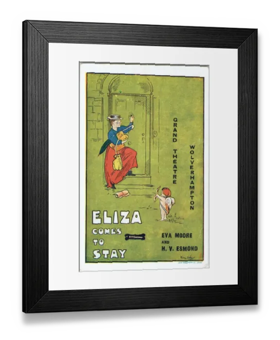 Framed Print : Eliza Comes to Stay by H. V. Esmond Framed Print : Eliza Comes to Stay by H. V. Esmond