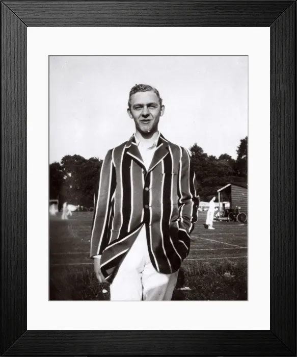 Framed Print : Young man at Hanger Hill Tennis Club, Ealing, West London Framed Print : Young man at Hanger Hill Tennis Club, Ealing, West London