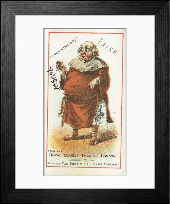 Framed Print : Falka by H. B. Farnie. Image of the character Framed Print : Falka by H. B. Farnie. Image of the character
