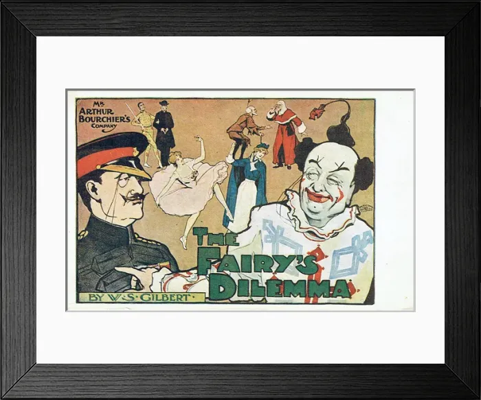 Framed Print : The Fairys Dilemma by W. S. Gilbert Framed Print : The Fairys Dilemma by W. S. Gilbert