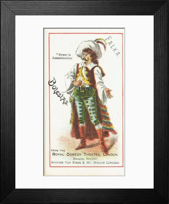 Framed Print : Falka by H. B. Farnie. Image of Boleslas chief of the Tzigani Framed Print : Falka by H. B. Farnie. Image of Boleslas chief of the Tzigani