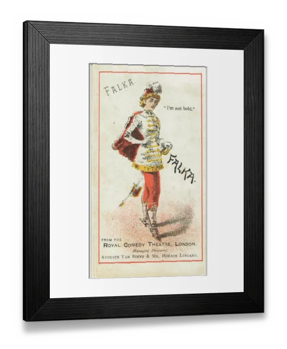 Framed Print : Falka by H. B. Farnie