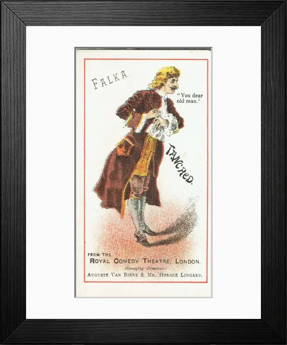 Framed Print : Falka by H. B. Farnie. Image of Tancred, Falkas brother Framed Print : Falka by H. B. Farnie. Image of Tancred, Falkas brother
