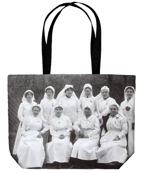 Group photo of nurses, WW1
