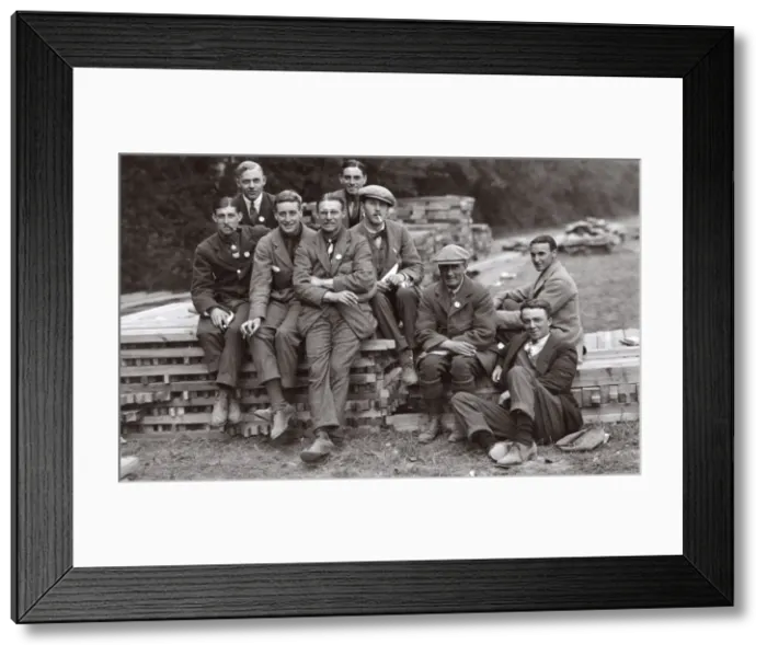 Framed Print : Young men in UOTC, Epsom, Surrey, WW1 Framed Print : Young men in UOTC, Epsom, Surrey, WW1