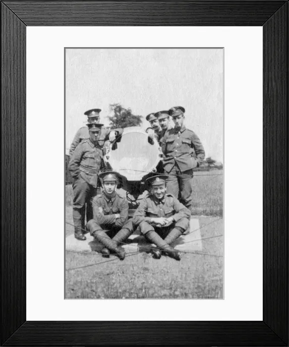 Framed Print : Soldiers in training camp, Warlies Park, Roydon, Essex, WW1 Framed Print : Soldiers in training camp, Warlies Park, Roydon, Essex, WW1