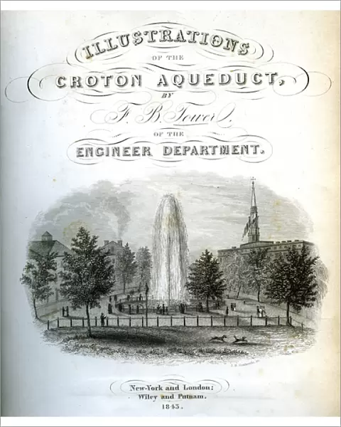 Croton aqueduct title page