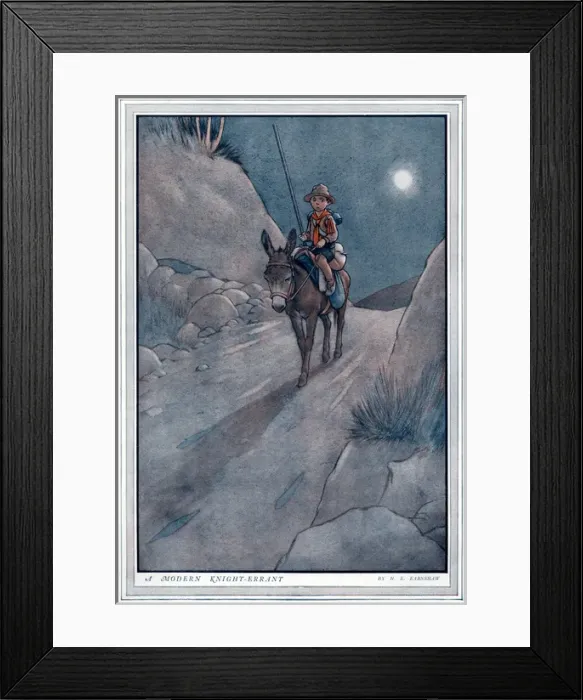 Framed Print : A Modern Knight-Errant by Harold Earnshaw Framed Print : A Modern Knight-Errant by Harold Earnshaw