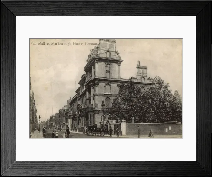 Framed Print : Pall Mall and Marlborough House, London Framed Print : Pall Mall and Marlborough House, London
