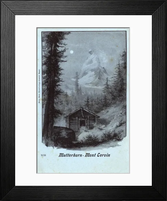 Framed Print : The Matterhorn, Zermatt, Switzerland, as an Ice Maiden Framed Print : The Matterhorn, Zermatt, Switzerland, as an Ice Maiden