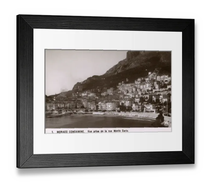 Framed Print : Monaco - view close to the Monte Carlo Road Framed Print : Monaco - view close to the Monte Carlo Road