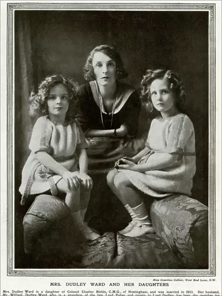 Freda Dudley Ward and her children