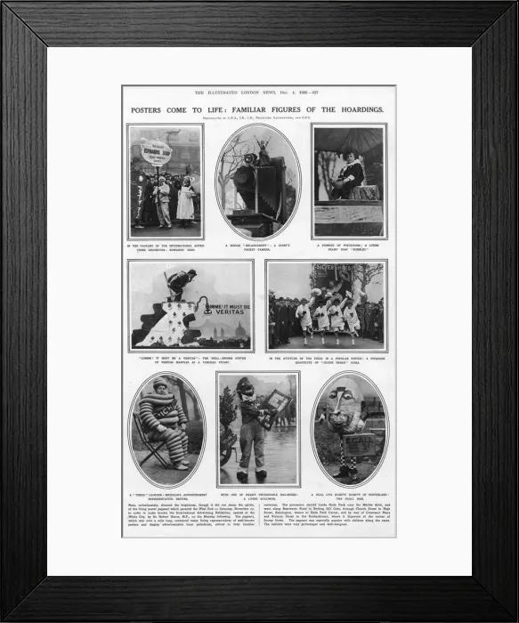 Framed Print : The living poster pageant Framed Print : The living poster pageant