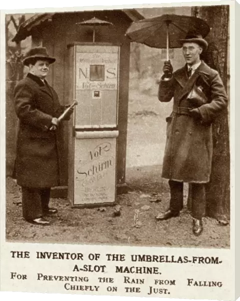 Umbrellas from a-slot machine 1929