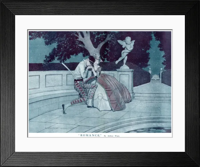 Framed Print : Romance by Arthur Watts Framed Print : Romance by Arthur Watts