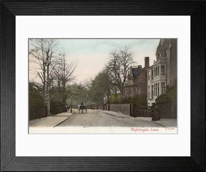 Framed Print : Nightingale Lane, Clapham South, London, SW12 Framed Print : Nightingale Lane, Clapham South, London, SW12