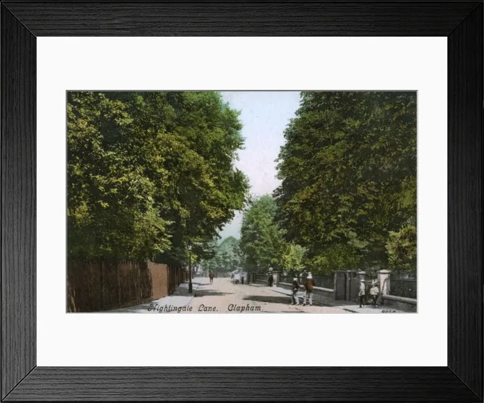 Framed Print : Nightingale Lane, Clapham South, London, SW12 Framed Print : Nightingale Lane, Clapham South, London, SW12