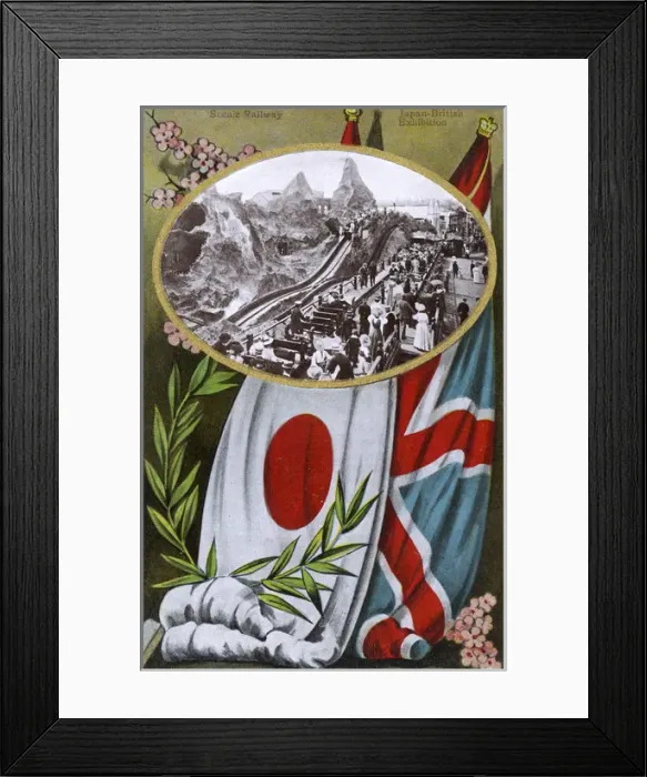 Framed Print : The Scenic Railway at the Japan-British Exhibition Framed Print : The Scenic Railway at the Japan-British Exhibition