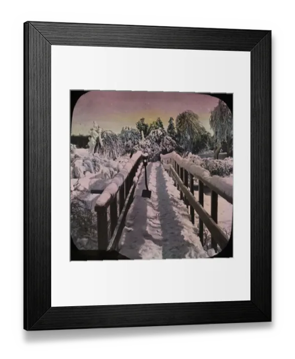 Framed Print : Snow in Prospect Park, Niagara, NY State, USA Framed Print : Snow in Prospect Park, Niagara, NY State, USA